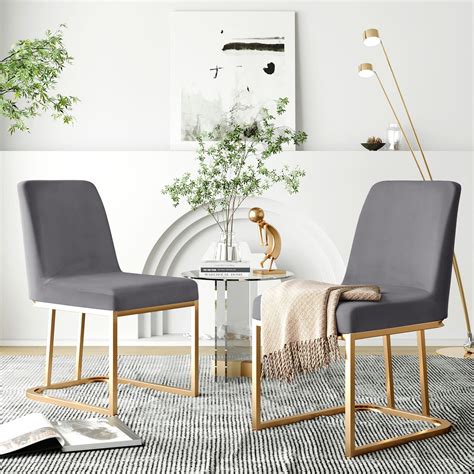 metal and fabric chair|metal based dining room chairs.